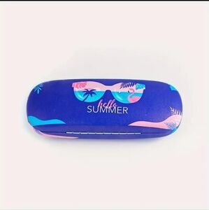 Ladies Eyeglass Case With Unique Printed Design Portable Waterproof Storage  NEW